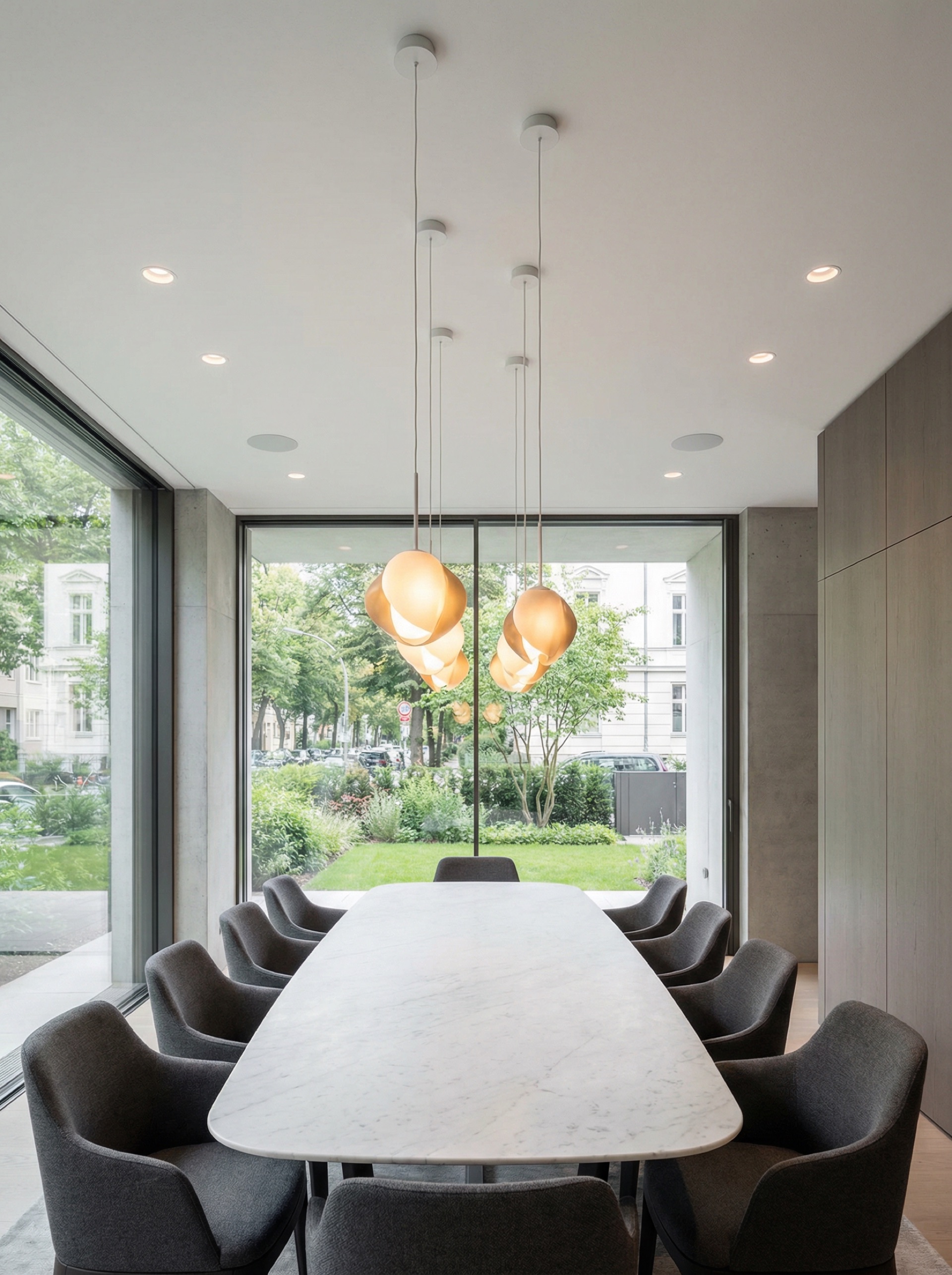 Unsichtbare Lautsprecher im Esszimmer