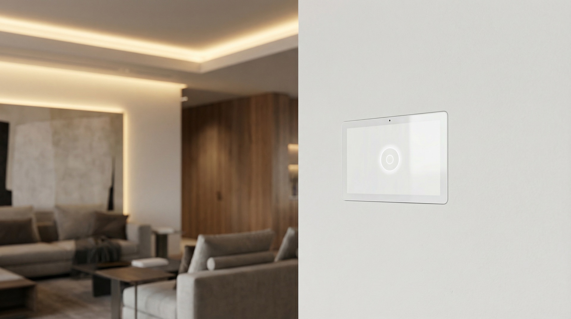 Smart Home Steuerung auf einen Knopfdruck